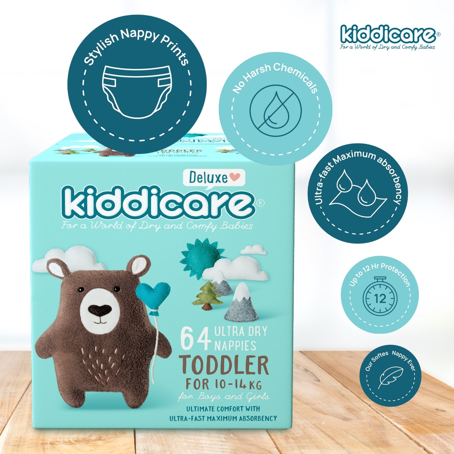 Monthly Pack - Jumbo Nappies & Water Baby Wipes Bundle