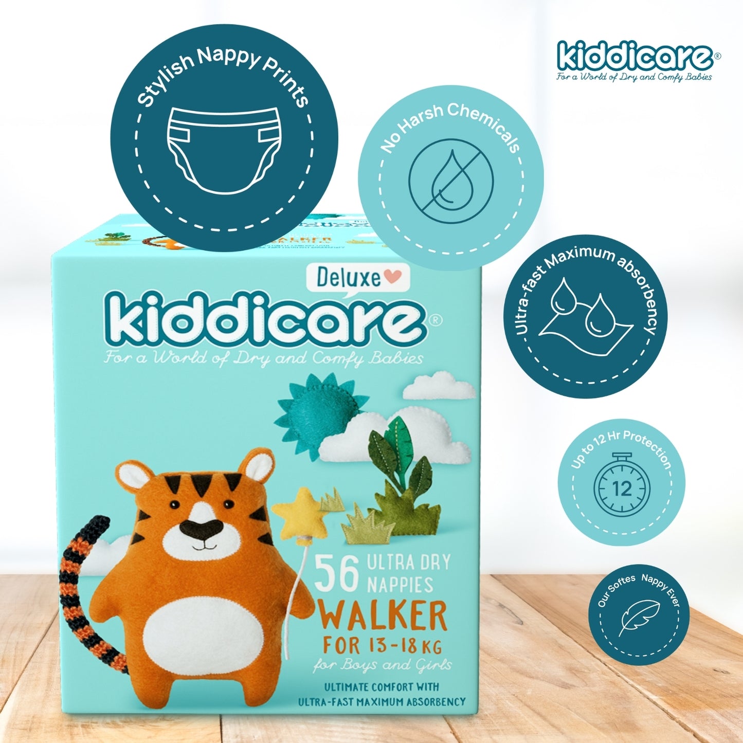 Monthly Pack - Jumbo Nappies & Baby Wipes Bundle