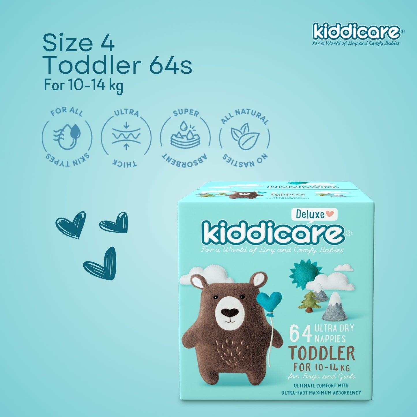 Monthly Pack - Jumbo Nappies & Baby Wipes Bundle