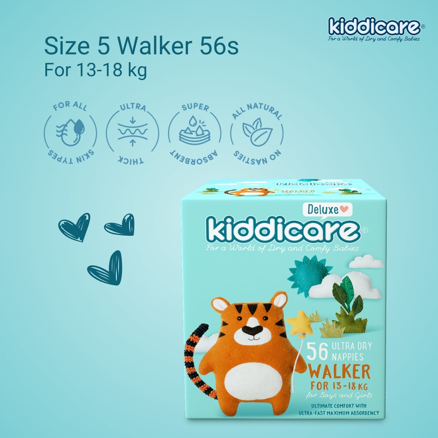 Monthly Pack - Jumbo Nappies & Water Baby Wipes Bundle