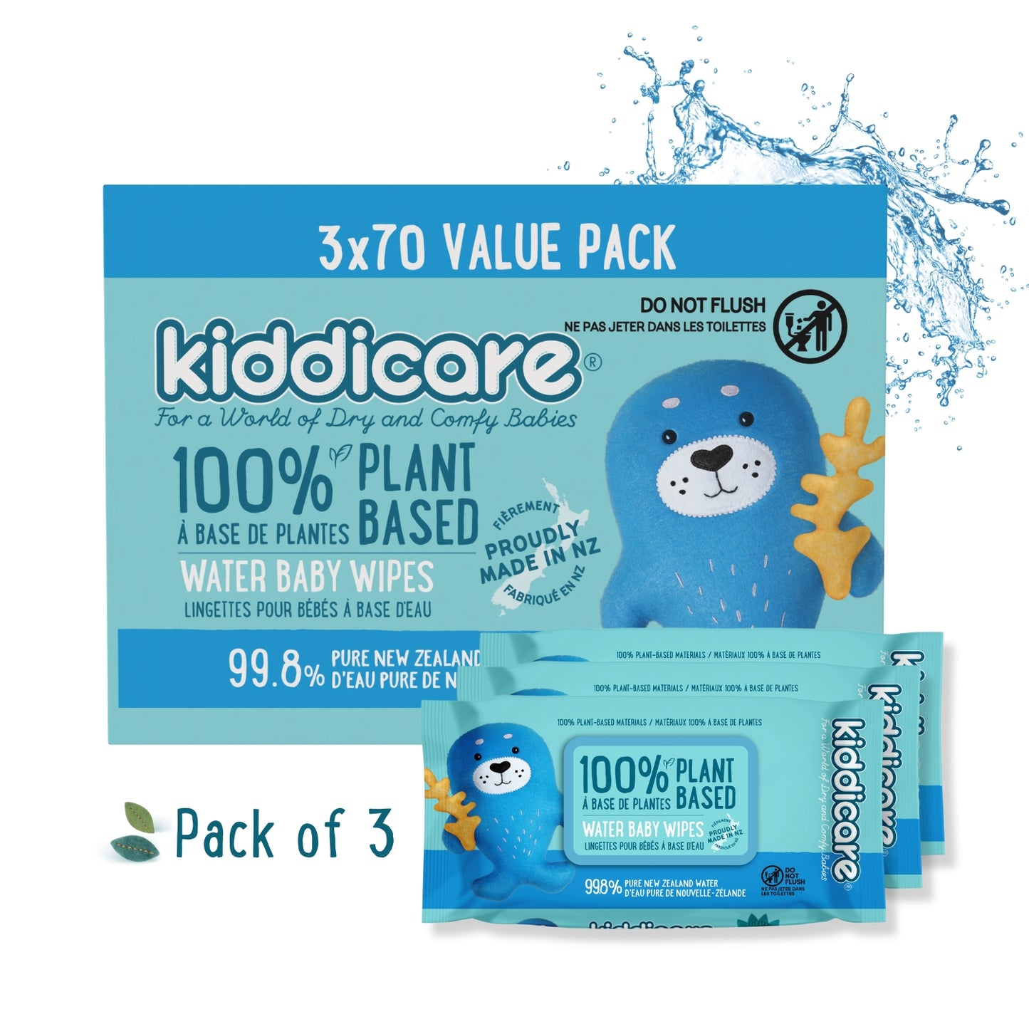 Kiddicare Water Baby Wipes