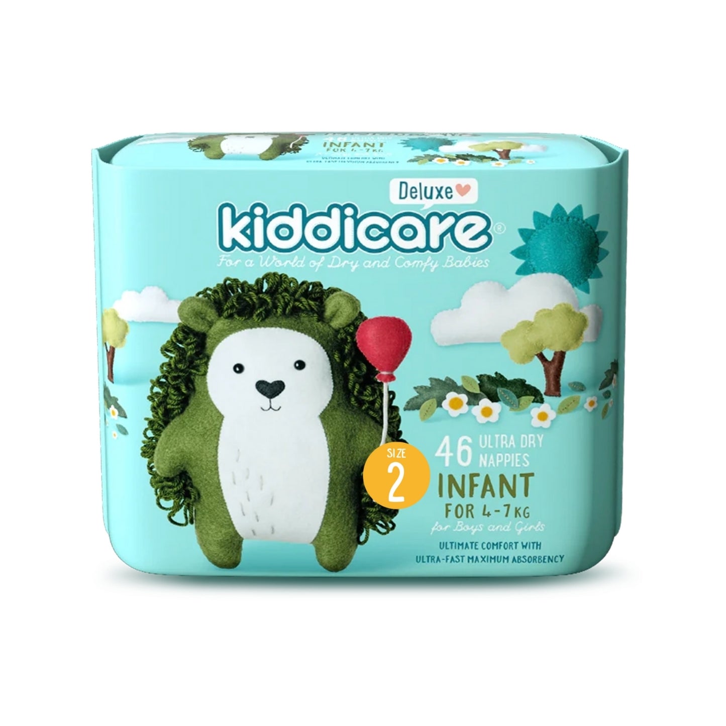 Kiddicare Restock Bundle - Bulk Pack Nappies + 1 Carton Water Baby Wipes