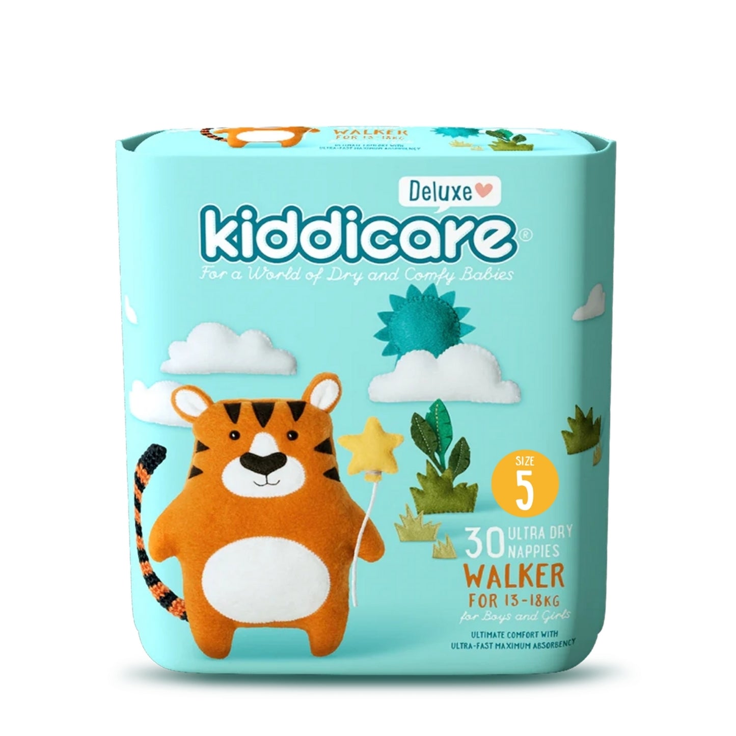 Kiddicare Restock Bundle - Bulk Pack Nappies + 1 Carton Water Baby Wipes