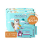 Kiddicare Starter Bundle - 2 Pack Nappies + 2 Pack Baby Wipes