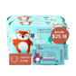Kiddicare Starter Bundle - 2 Pack Nappies + 2 Pack Baby Wipes