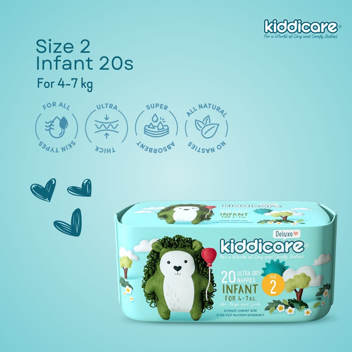 Kiddicare Deluxe Premium Baby Nappy