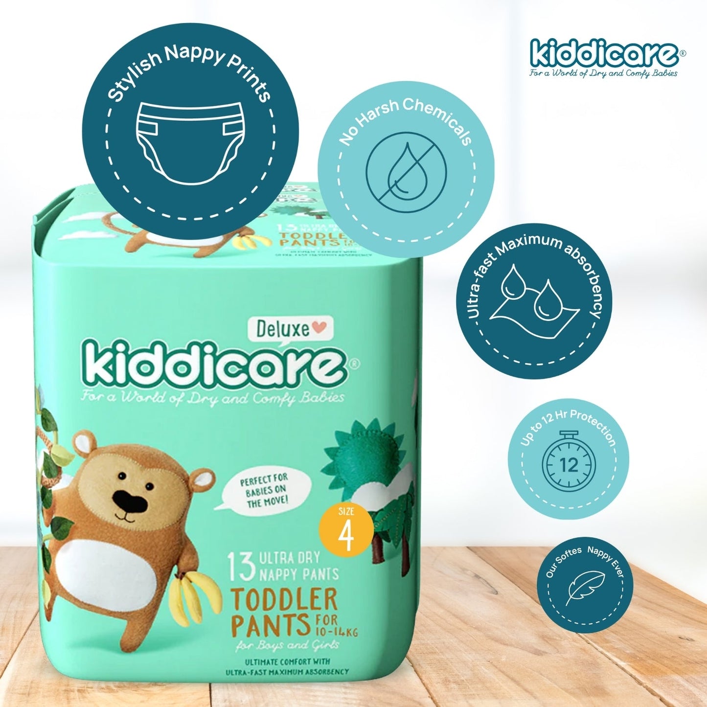 Kiddicare Deluxe Premium Baby Nappy Pants