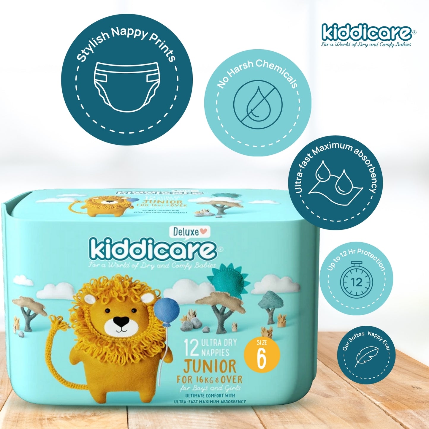 Kiddicare Restock Bundle - Bulk Pack Nappies + 1 Carton Baby Wipes