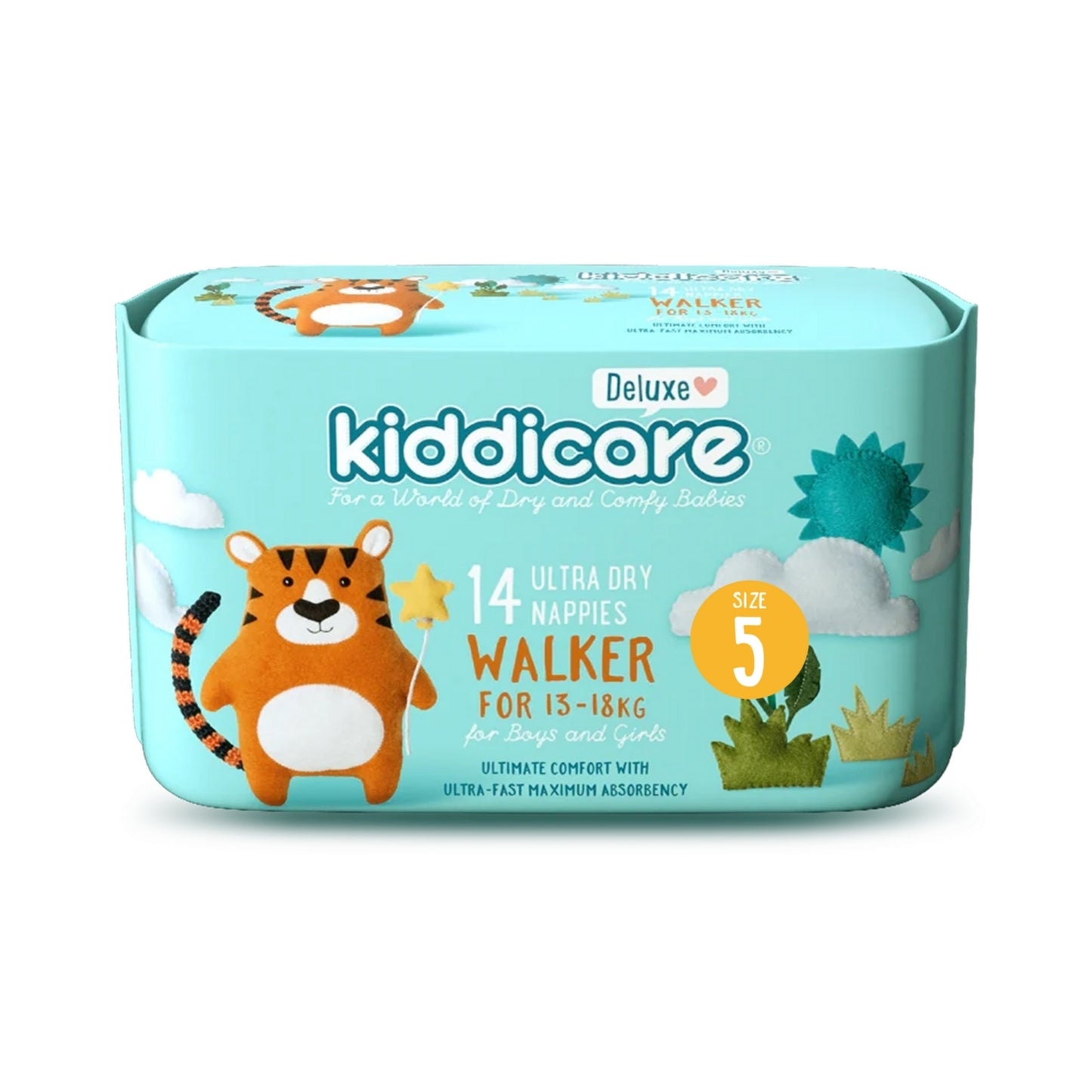 Kiddicare Starter Bundle - 2 Pack Nappies + 2 Pack Baby Wipes