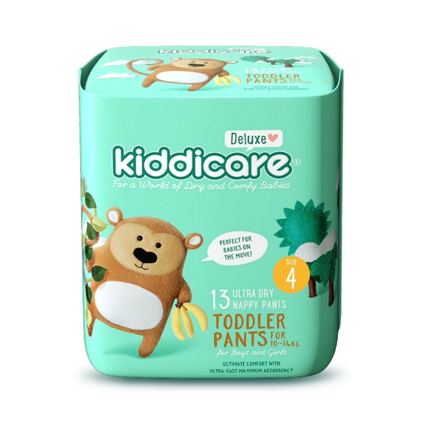 Kiddicare Starter Bundle - 1 Pack Nappy Pants + 1 Pack Baby Wipes