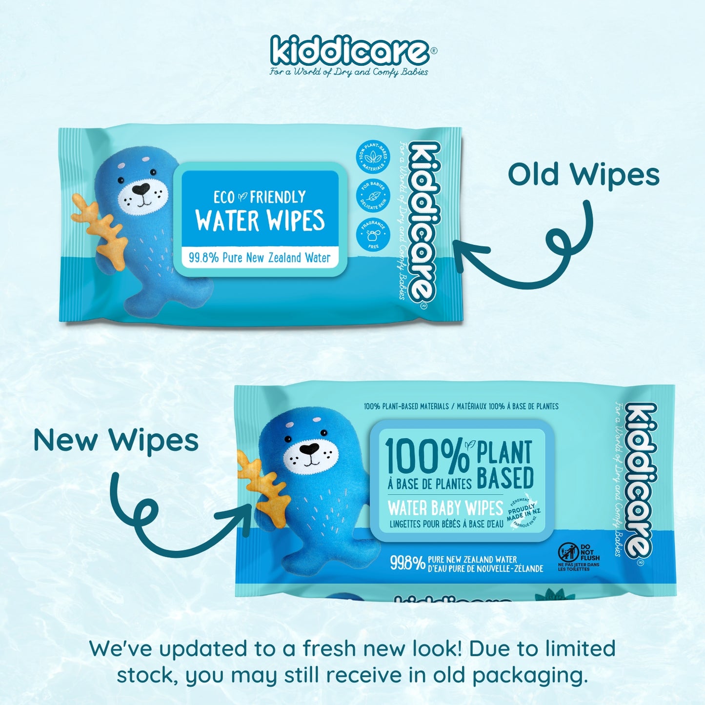 Monthly Pack - Jumbo Nappies & Water Baby Wipes Bundle