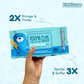 Kiddicare Super Saver Carton Bundles - 1 Nappies Carton + 1 Carton Water Baby Wipes
