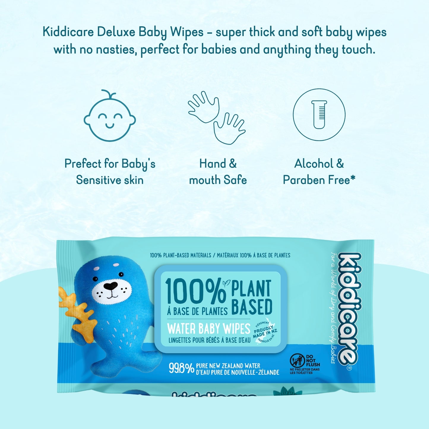 Monthly Pack - Jumbo Nappies & Water Baby Wipes Bundle